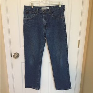 Lee denim jeans size 34 X 30 straight leg